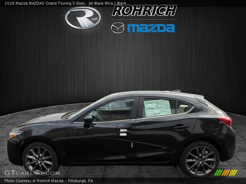 Jet Black Mica / Black 2018 Mazda MAZDA3 Grand Touring 5 Door