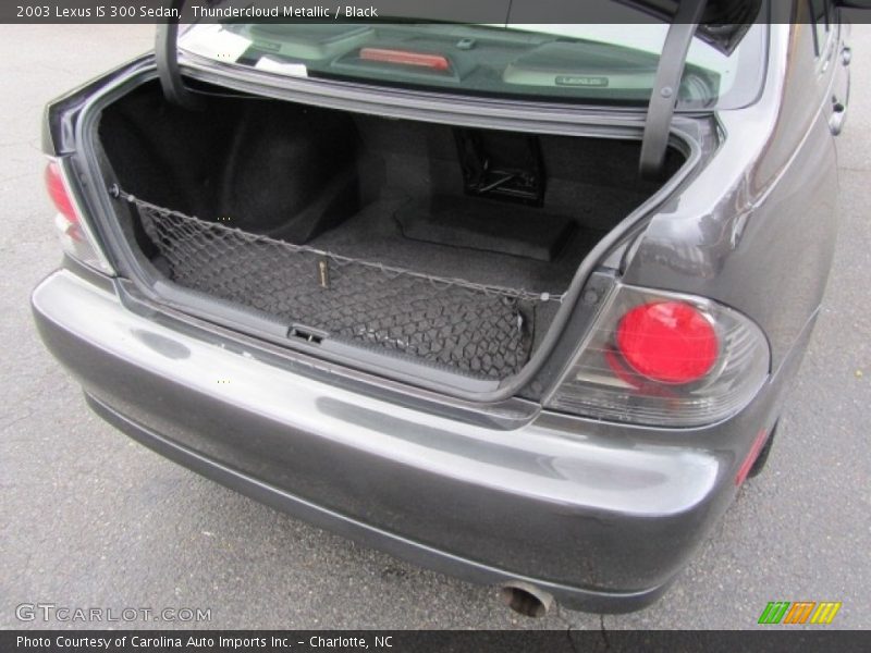 Thundercloud Metallic / Black 2003 Lexus IS 300 Sedan