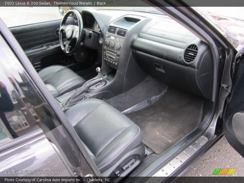 Thundercloud Metallic / Black 2003 Lexus IS 300 Sedan