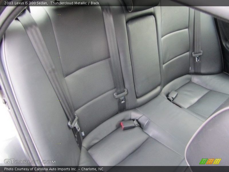 Thundercloud Metallic / Black 2003 Lexus IS 300 Sedan