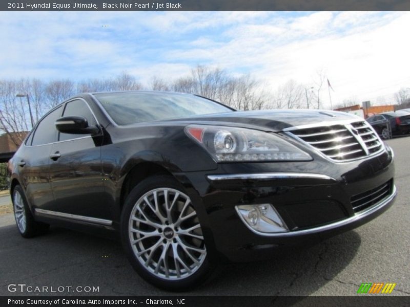 Black Noir Pearl / Jet Black 2011 Hyundai Equus Ultimate