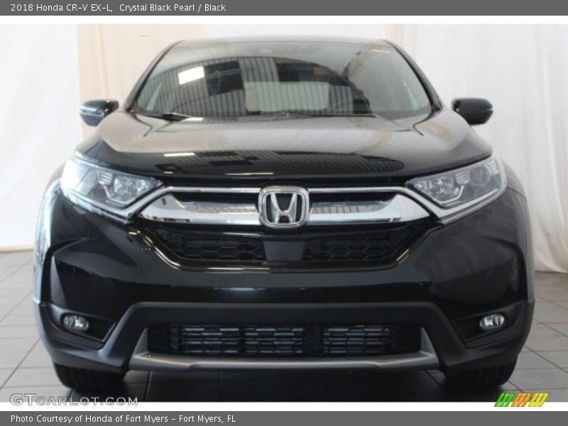 Crystal Black Pearl / Black 2018 Honda CR-V EX-L