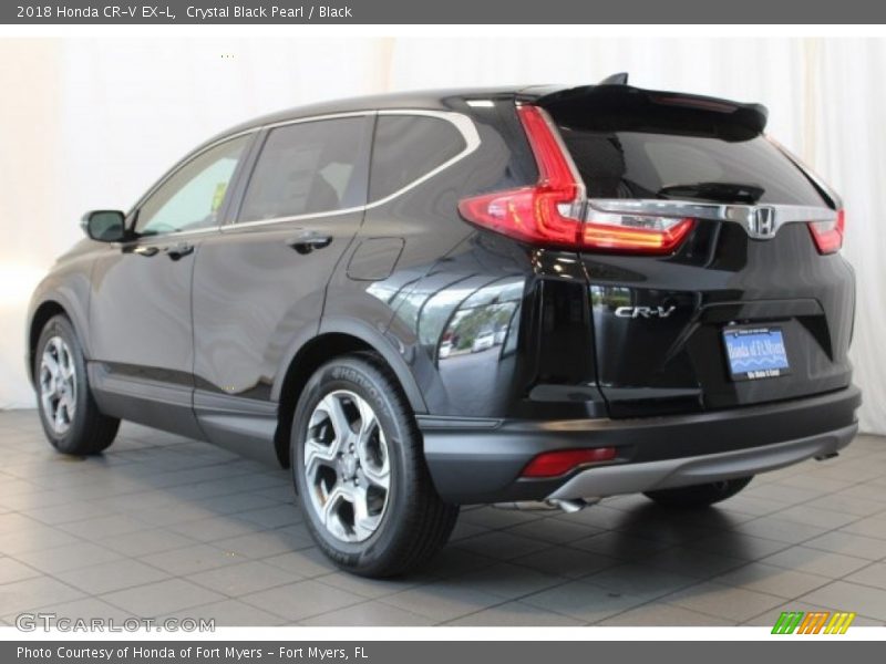 Crystal Black Pearl / Black 2018 Honda CR-V EX-L