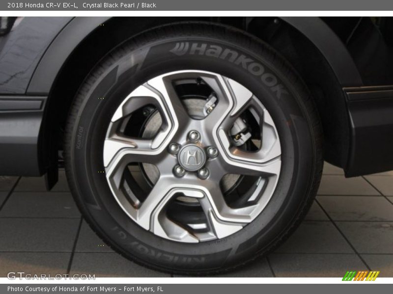 Crystal Black Pearl / Black 2018 Honda CR-V EX-L