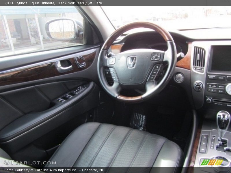 Black Noir Pearl / Jet Black 2011 Hyundai Equus Ultimate
