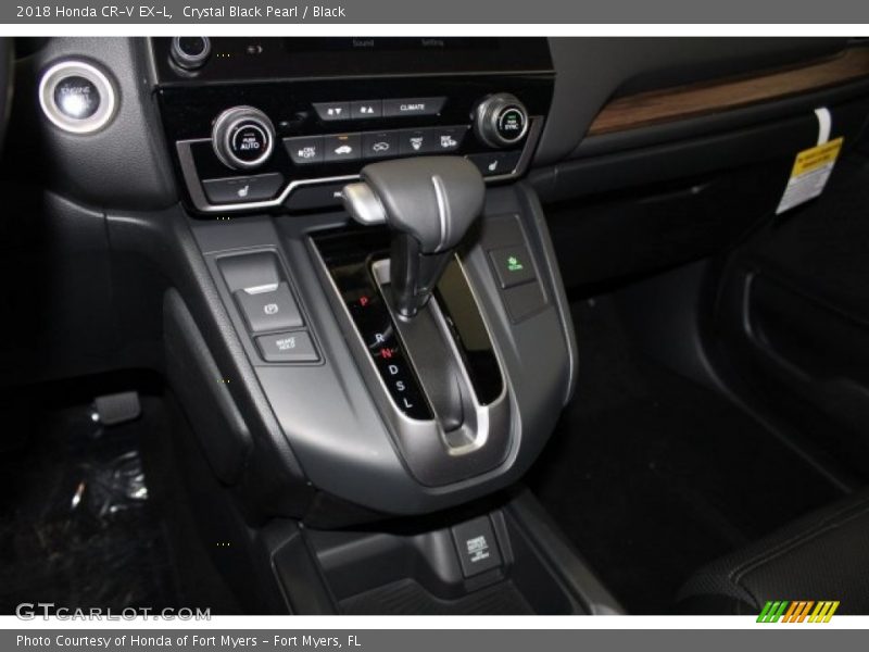 Crystal Black Pearl / Black 2018 Honda CR-V EX-L
