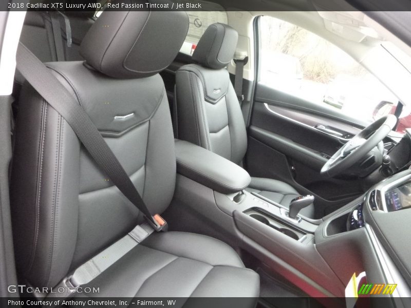 Red Passion Tintcoat / Jet Black 2018 Cadillac XT5 Luxury AWD