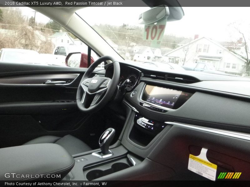 Red Passion Tintcoat / Jet Black 2018 Cadillac XT5 Luxury AWD