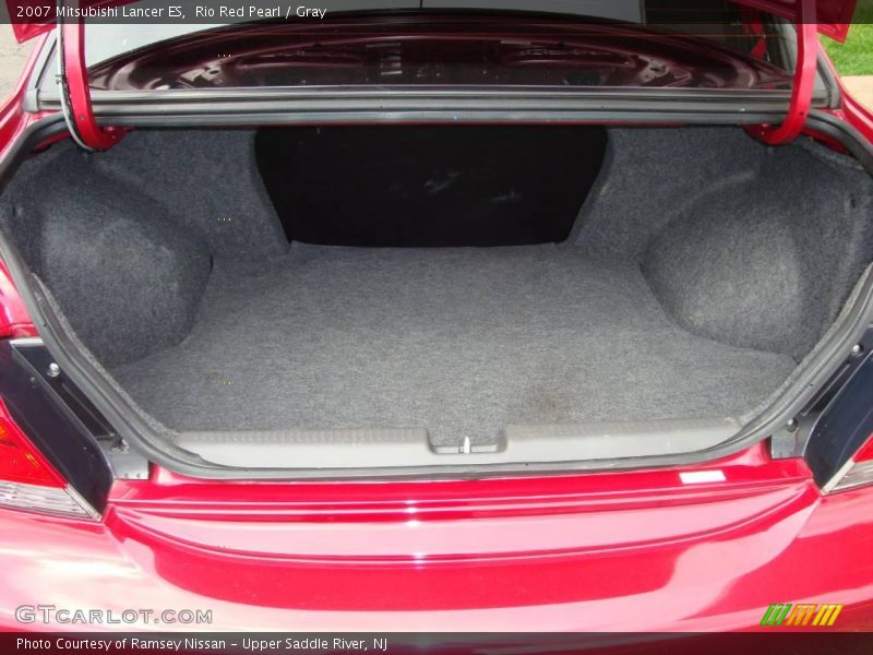 Rio Red Pearl / Gray 2007 Mitsubishi Lancer ES