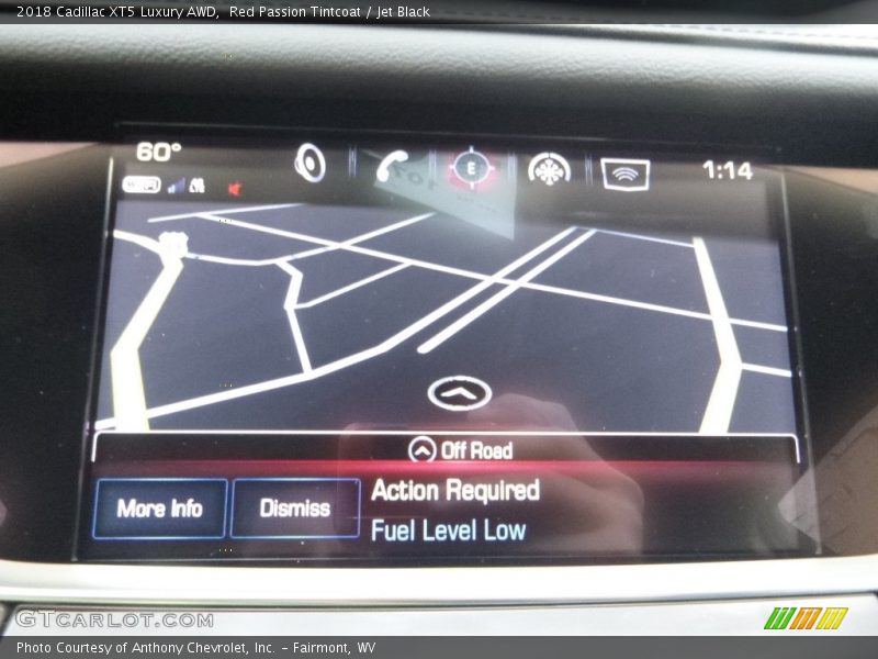 Red Passion Tintcoat / Jet Black 2018 Cadillac XT5 Luxury AWD