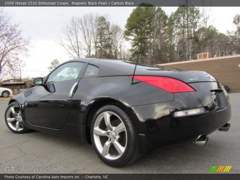 Magnetic Black Pearl / Carbon Black 2006 Nissan 350Z Enthusiast Coupe