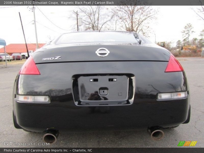 Magnetic Black Pearl / Carbon Black 2006 Nissan 350Z Enthusiast Coupe