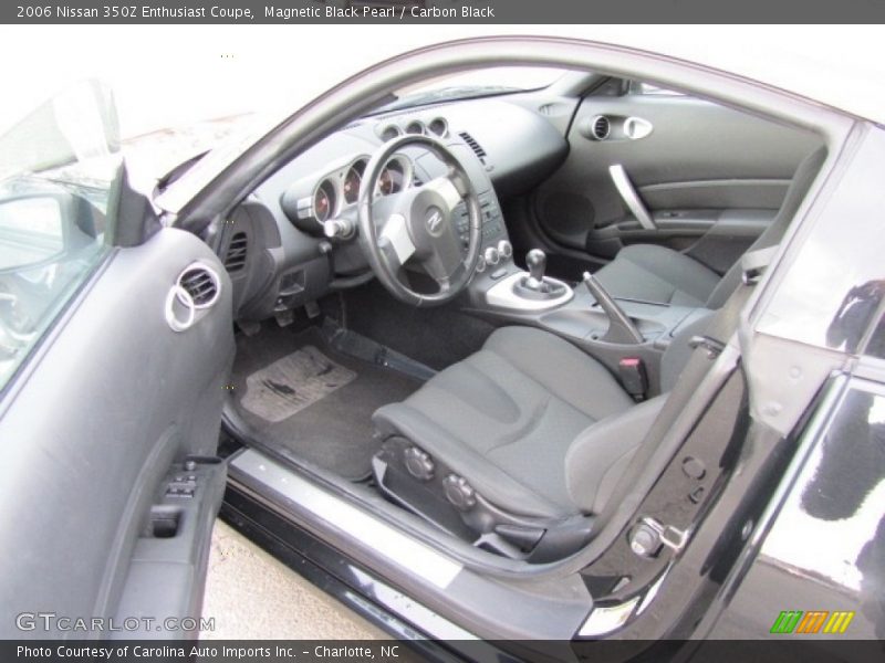 Magnetic Black Pearl / Carbon Black 2006 Nissan 350Z Enthusiast Coupe