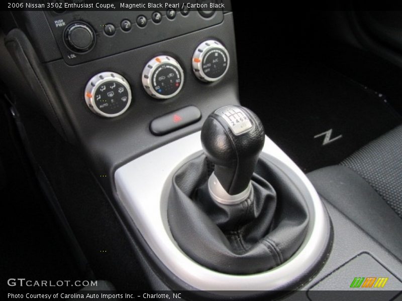 Magnetic Black Pearl / Carbon Black 2006 Nissan 350Z Enthusiast Coupe