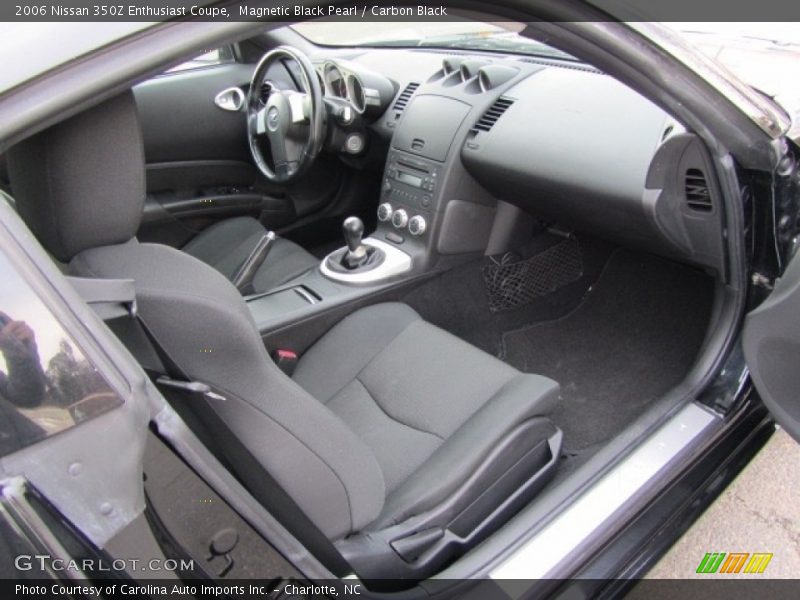 Magnetic Black Pearl / Carbon Black 2006 Nissan 350Z Enthusiast Coupe