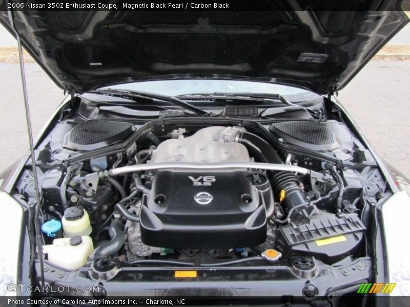 Magnetic Black Pearl / Carbon Black 2006 Nissan 350Z Enthusiast Coupe