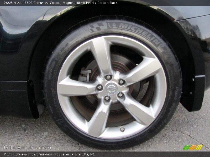 Magnetic Black Pearl / Carbon Black 2006 Nissan 350Z Enthusiast Coupe