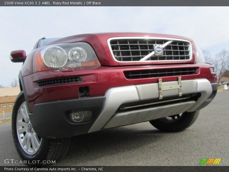Ruby Red Metallic / Off Black 2008 Volvo XC90 3.2 AWD