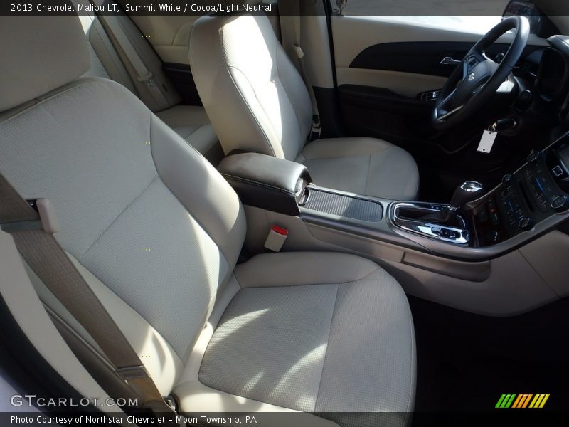 Summit White / Cocoa/Light Neutral 2013 Chevrolet Malibu LT