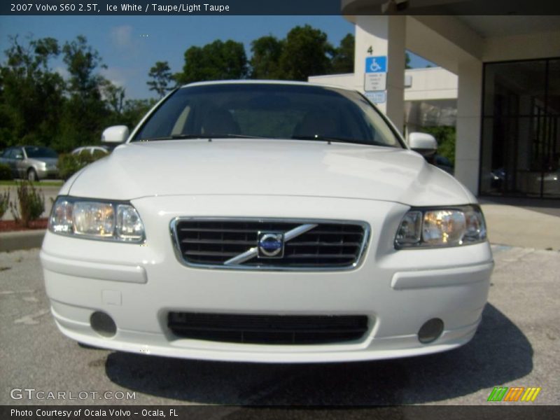 Ice White / Taupe/Light Taupe 2007 Volvo S60 2.5T