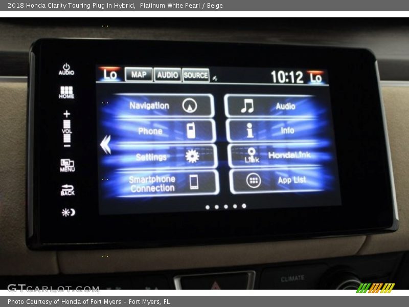 Platinum White Pearl / Beige 2018 Honda Clarity Touring Plug In Hybrid