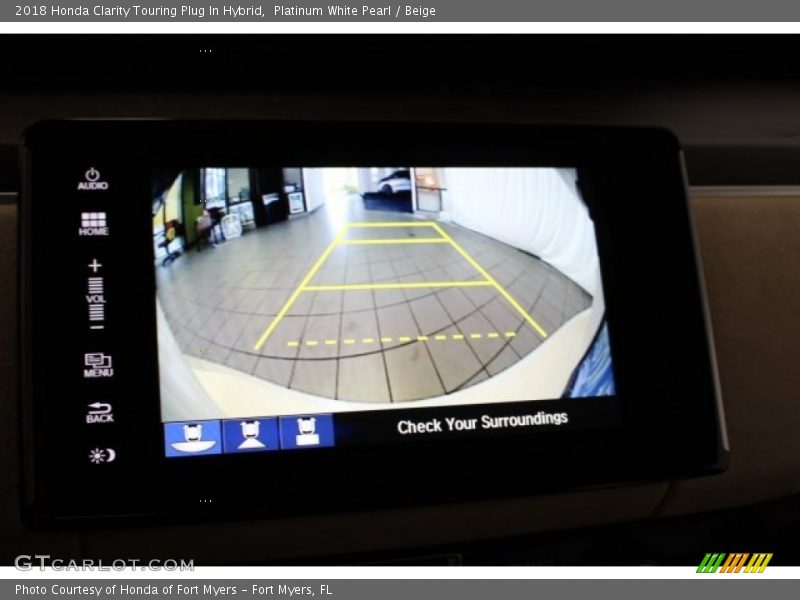 Platinum White Pearl / Beige 2018 Honda Clarity Touring Plug In Hybrid