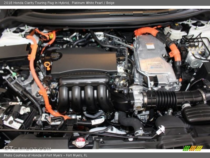Platinum White Pearl / Beige 2018 Honda Clarity Touring Plug In Hybrid