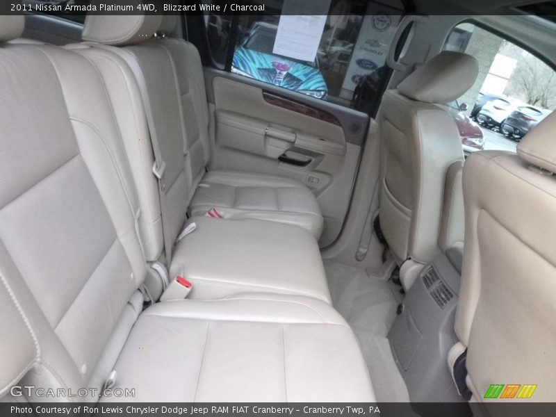 Blizzard White / Charcoal 2011 Nissan Armada Platinum 4WD