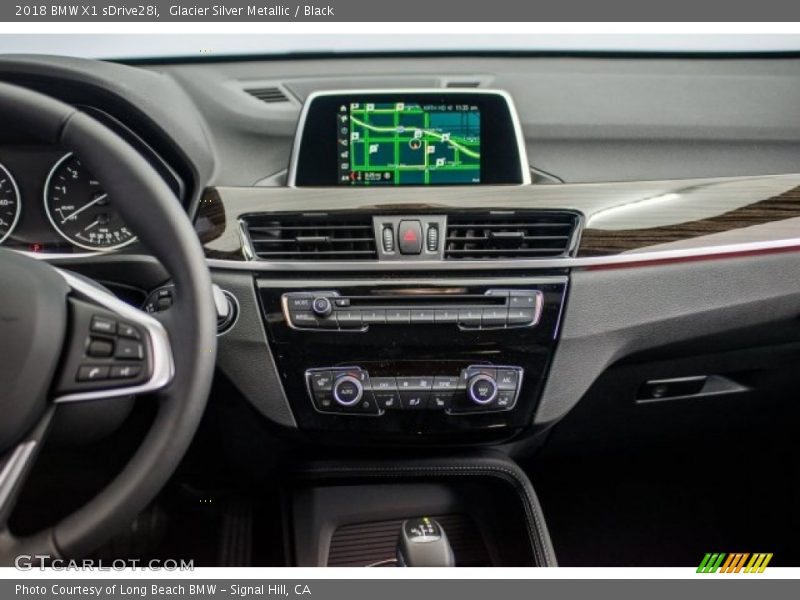 Glacier Silver Metallic / Black 2018 BMW X1 sDrive28i