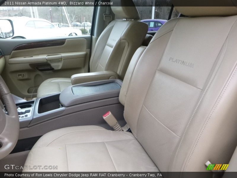 Blizzard White / Charcoal 2011 Nissan Armada Platinum 4WD
