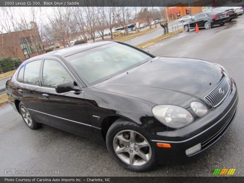 Black Onyx / Saddle 2003 Lexus GS 300