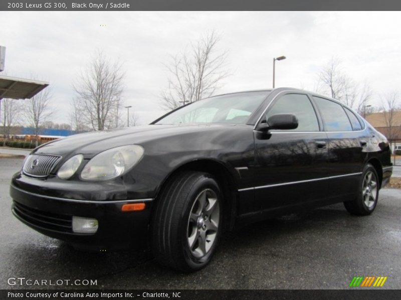 Black Onyx / Saddle 2003 Lexus GS 300