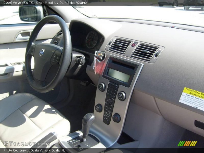 Silver Metallic / Dark Beige/Quartz 2006 Volvo V50 T5