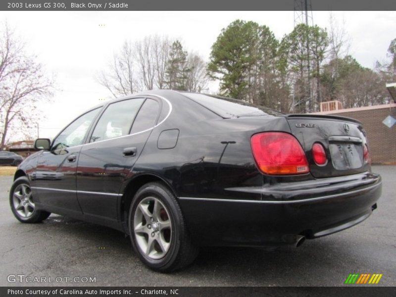 Black Onyx / Saddle 2003 Lexus GS 300