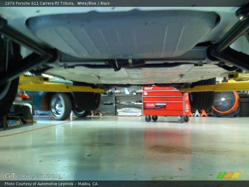 Undercarriage of 1979 911 Carrera RS Tribute