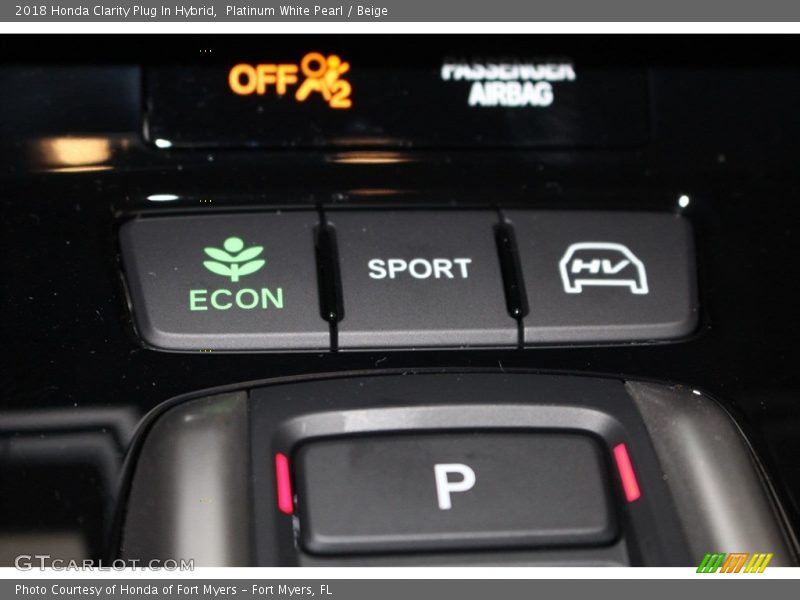 Platinum White Pearl / Beige 2018 Honda Clarity Plug In Hybrid