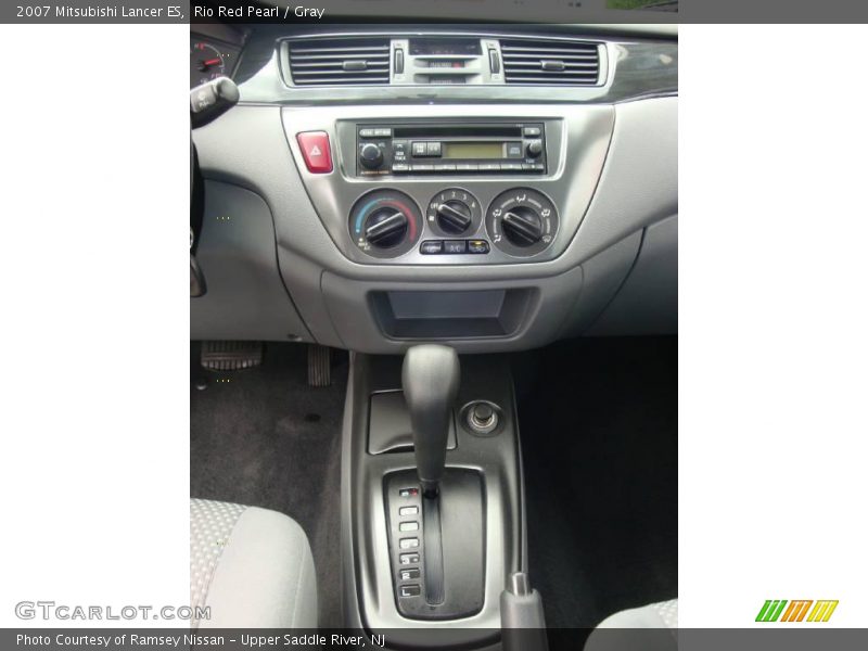 Rio Red Pearl / Gray 2007 Mitsubishi Lancer ES