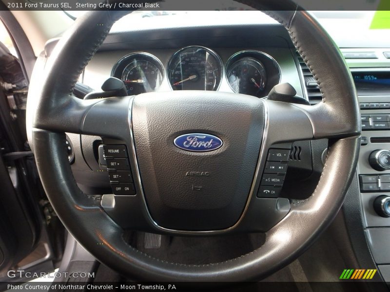 Sterling Grey / Charcoal Black 2011 Ford Taurus SEL