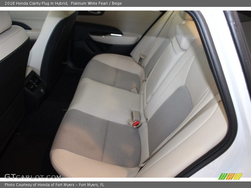 Platinum White Pearl / Beige 2018 Honda Clarity Plug In Hybrid