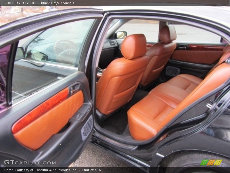 Black Onyx / Saddle 2003 Lexus GS 300