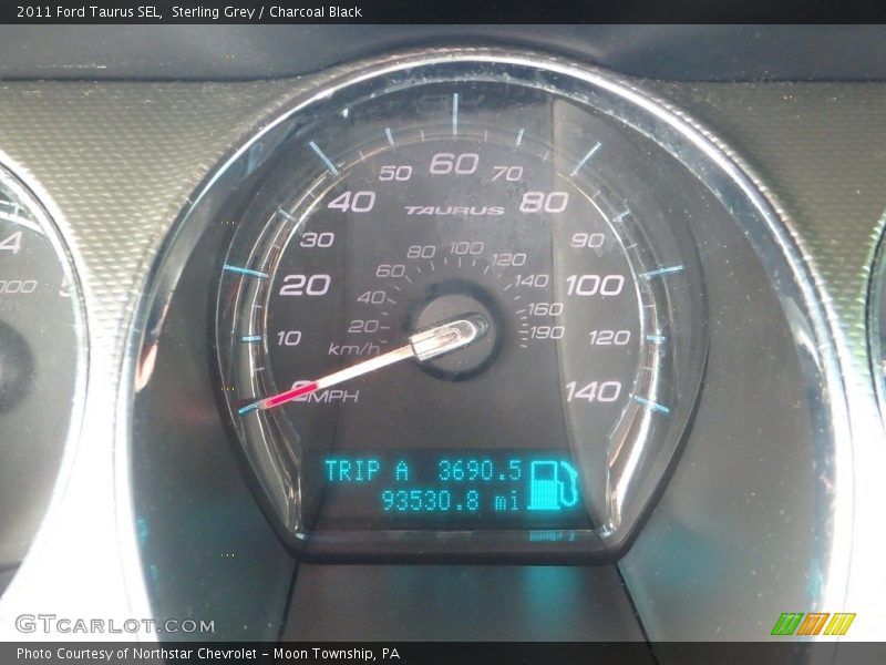 Sterling Grey / Charcoal Black 2011 Ford Taurus SEL
