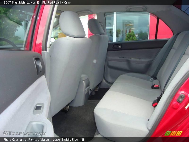 Rio Red Pearl / Gray 2007 Mitsubishi Lancer ES
