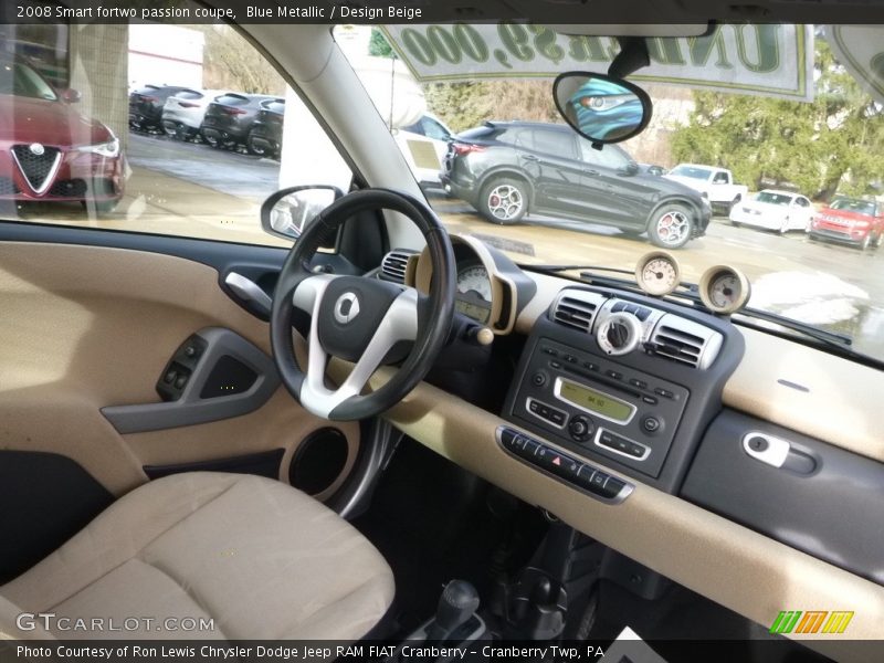 Blue Metallic / Design Beige 2008 Smart fortwo passion coupe