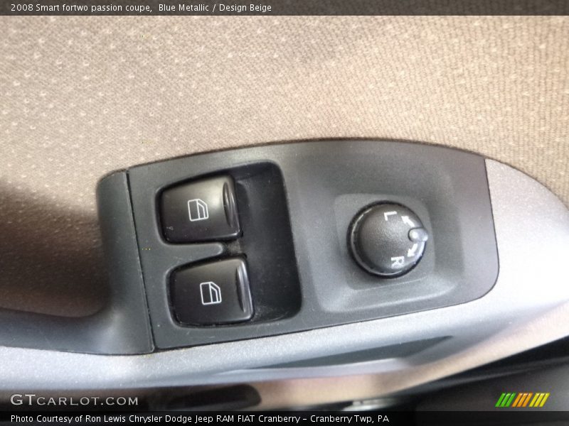 Blue Metallic / Design Beige 2008 Smart fortwo passion coupe