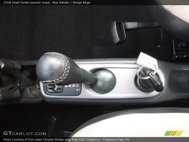 Blue Metallic / Design Beige 2008 Smart fortwo passion coupe