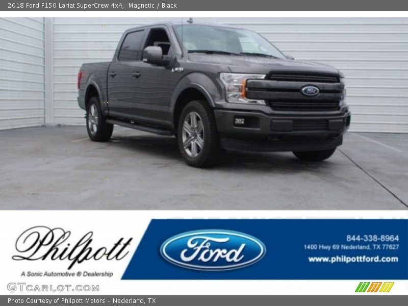 Magnetic / Black 2018 Ford F150 Lariat SuperCrew 4x4