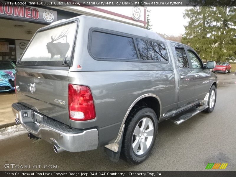 Mineral Gray Metallic / Dark Slate Gray/Medium Graystone 2012 Dodge Ram 1500 SLT Quad Cab 4x4