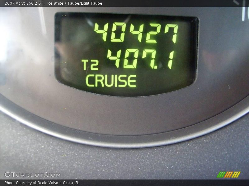 Ice White / Taupe/Light Taupe 2007 Volvo S60 2.5T