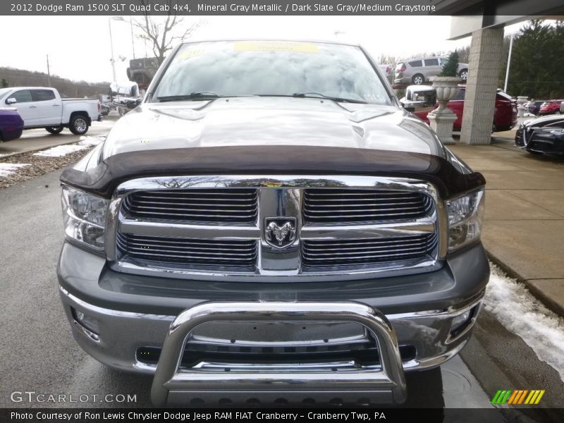 Mineral Gray Metallic / Dark Slate Gray/Medium Graystone 2012 Dodge Ram 1500 SLT Quad Cab 4x4