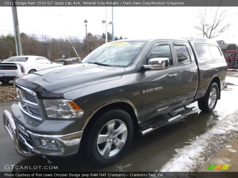 Mineral Gray Metallic / Dark Slate Gray/Medium Graystone 2012 Dodge Ram 1500 SLT Quad Cab 4x4